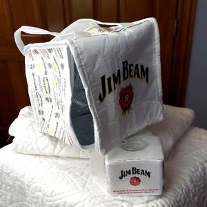 •🆕 Jim Beam Insulated Cooler Bag and Men's Monogram Size XL, Tee-Shirt, New